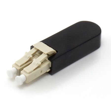 LC Multimode Fibre Loop 50/125 OM3 Jumper Connector | OM3 Rated | Loopback Design | High Bandwidth | by SERVEREDGE