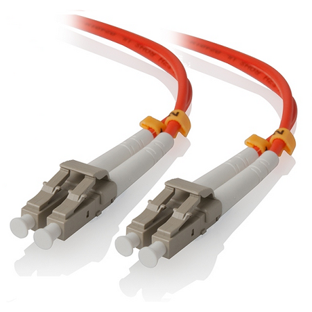 1m LCLC Multi Mode Duplex LSZH Fibre Cable | 62.5/125 µm | 100% Optically Tested | by SERVEREDGE