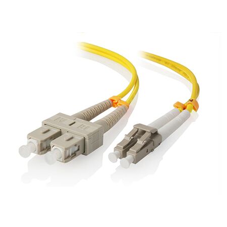 Single Mode Duplex LSZH Fibre Cable | 9/125 Microns | 100% Optically Tested | 2m Length | by SERVEREDGE