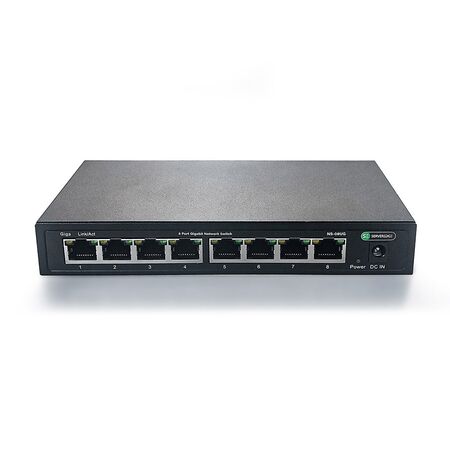 8-Port Gigabit Network Switch | 16Gbps Bandwidth | Energy-Efficient Design | Plug and Play | by SERVEREDGE