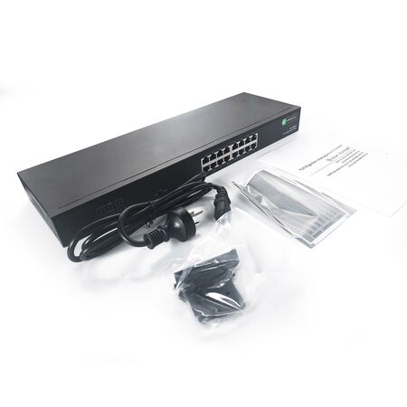 16-Port Gigabit Network Switch | 56Gbps Bandwidth | Energy-Efficient Technology | Non-Blocking Architecture | by SERVEREDGE