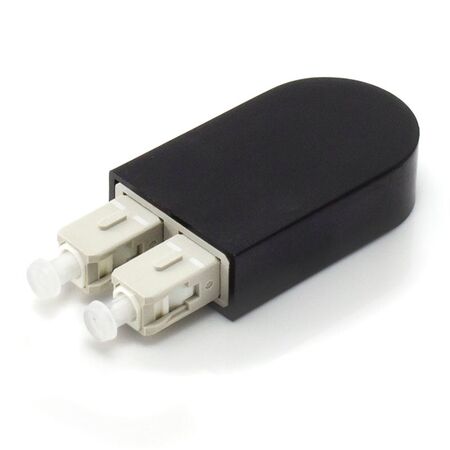SC Multimode Fibre Loop 50/125 OM3 Jumper Connector | OM3 Rated for High Bandwidth | SC Connector Type | Loopback Design | by SERVEREDGE
