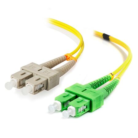 Single Mode Duplex LSZH Fibre Cable | 2m Length | 9/125 Micron Core | 100% Optically Tested | by SERVEREDGE