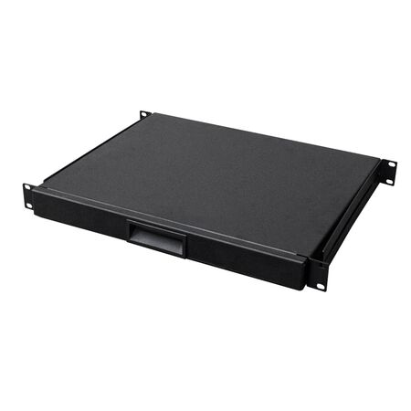 1RU Non Lockable Rack Mountable Drawer | Steel Construction | Powder Coated Finish | by SERVEREDGE
