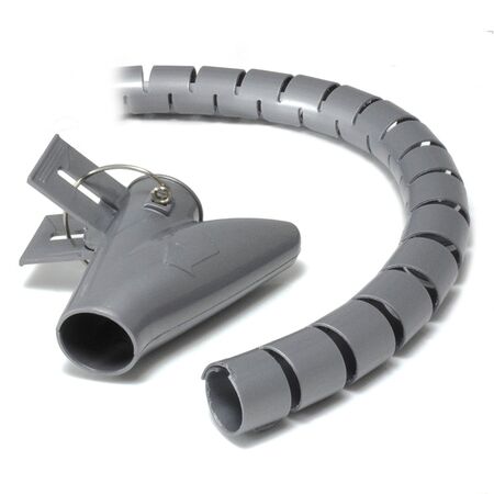 Zip Cable Wrap with Clip Tool Organiser | 1.5m Length | 20mm Width | Durable Plastic | by SERVEREDGE