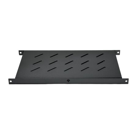 1RU Universal Fixed Shelf | Adjustable Depth 260mm to 430mm | Durable Steel Construction | by SERVEREDGE