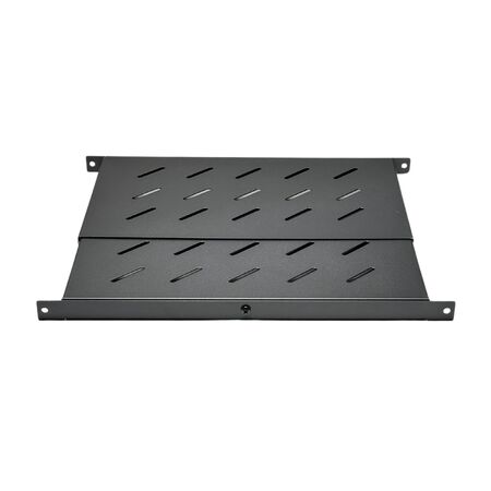 1RU Universal Fixed Shelf | Adjustable Depth 260mm to 430mm | Durable Steel Construction | by SERVEREDGE