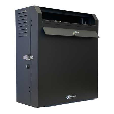 6RU Vertical Mount Wall Cabinet | Fully Assembled | Space-Saving Design | Robust Construction | by SERVEREDGE