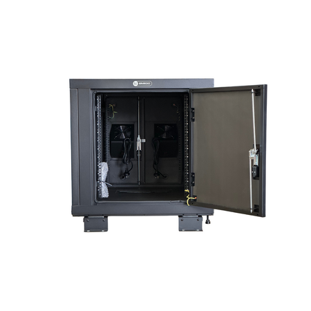 Serveredge 12RU Acoustic Fully Assembled Cabinet | Noise Reduction | Premium Quality | by SERVEREDGE
