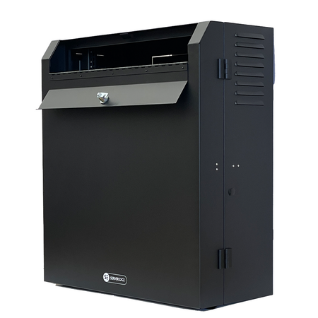 6RU Vertical Mount Wall Cabinet | Fully Assembled | Space-Saving Design | Robust Construction | by SERVEREDGE