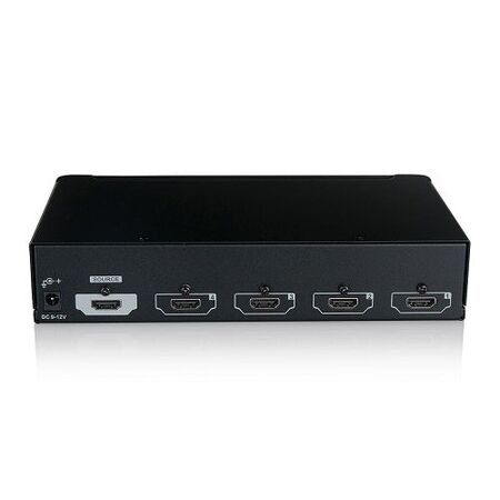 4-Port HDMI Video Splitter | Full HD 1080p | 12-bit Deep Color | Signal Auto-Detection | by SERVEREDGE
