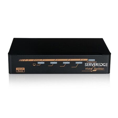 4-Port HDMI Video Splitter | Full HD 1080p | 12-bit Deep Color | Signal Auto-Detection | by SERVEREDGE