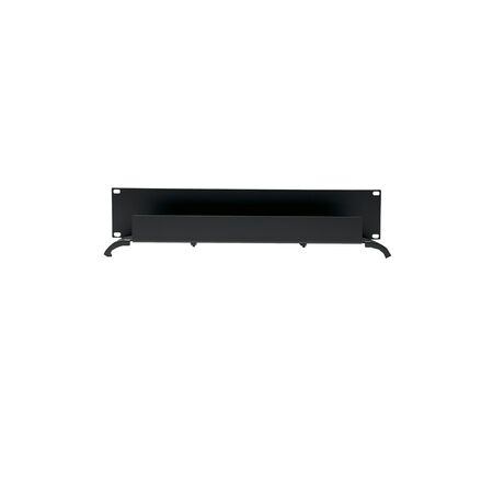 2RU Horizontal Cable Tray | Steel Construction | Efficient Lead Routing | Fits 19-Inch Racks | by SERVEREDGE