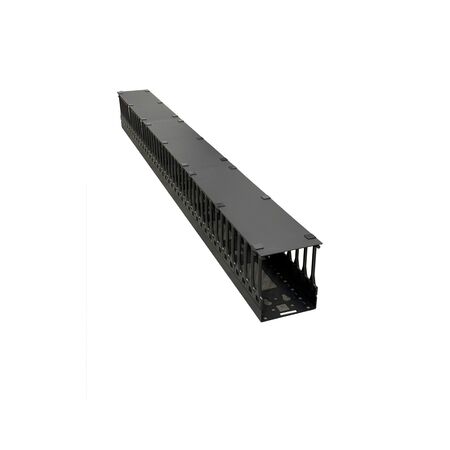Vertical Cable Manager OFeX Series 42RU 150mm Wide | 149mm T Fingers | Optimizes Airflow | by SERVEREDGE