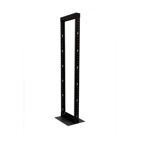 45RU 2 Post Metal Open Frame Rack | Durable Powder Coated Finish | Optimal Airflow Design | by SERVEREDGE