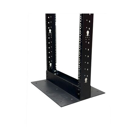 45RU 2 Post Metal Open Frame Rack | Durable Powder Coated Finish | Optimal Airflow Design | by SERVEREDGE