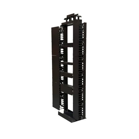 45RU 2 Post Metal Open Frame Rack | Durable Powder Coated Finish | Optimal Airflow Design | by SERVEREDGE