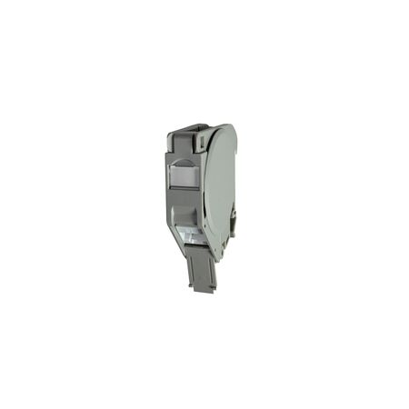 DIN Mount Single Keystone Jack Module | DIN Rail Compatible | Robust Construction | Black | by SERVEREDGE