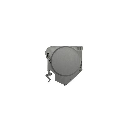 DIN Mount Single Keystone Jack Module | DIN Rail Compatible | Robust Construction | Black | by SERVEREDGE