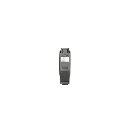 DIN Mount Single Keystone Jack Module | DIN Rail Compatible | Robust Construction | Black | by SERVEREDGE