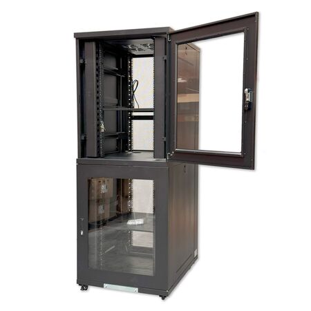 42RU Free Standing Server Cabinet | Fully Assembled | Two-Section Design | 800W x 1000D | by SERVEREDGE