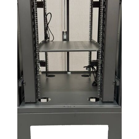 42RU Free Standing Server Cabinet | Fully Assembled | Two-Section Design | 800W x 1000D | by SERVEREDGE