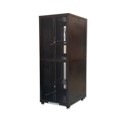 42RU Free Standing Server Cabinet | Fully Assembled | Two-Section Design | 800W x 1000D | by SERVEREDGE