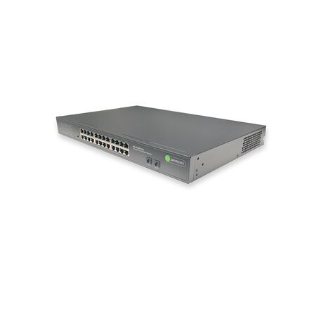 24 Port Gigabit PoE Unmanaged Ethernet Switch | 10/100/1000BASE-T | 2x1G SFP Uplink | by SERVEREDGE