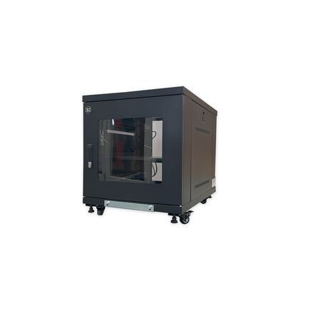 12RU Free Standing Server Cabinet | Fully Assembled | Steel Construction | Ventilated Design | by SERVEREDGE