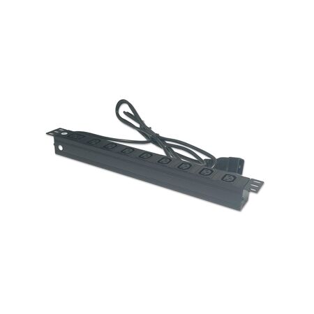 9 Port IEC PDU | 8 IEC C13 & 1 IEC C19 Outputs | 16A, 240V | 3m Cable Included | by SERVEREDGE