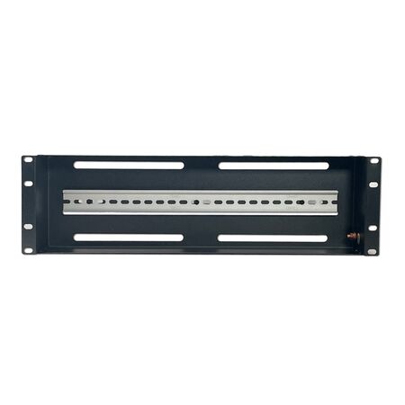 3RU Rack Mount DIN Rail Enclosure | Steel Construction | Easy DIN Rail Installation | by SERVEREDGE