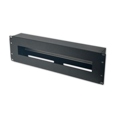 3RU Rack Mount DIN Rail Enclosure | Steel Construction | Easy DIN Rail Installation | by SERVEREDGE