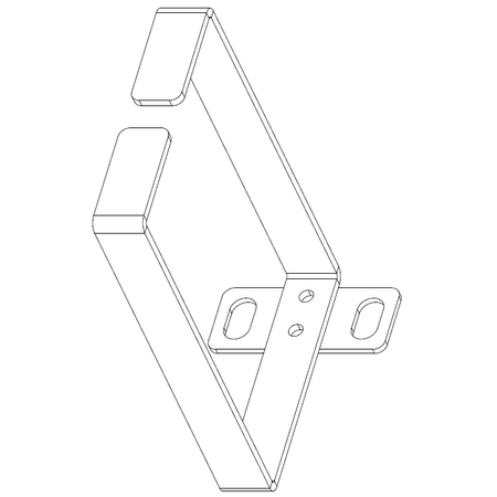 1RU Cable Rings | 65mm Wide & 100mm Deep | Durable Plastic/Metal | by SERVEREDGE