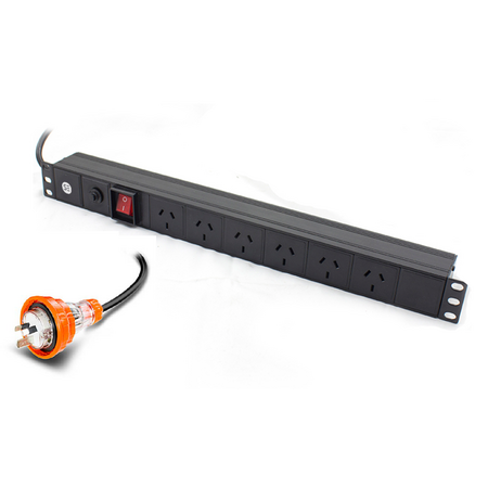 6 Port 15A Power Distribution Unit | Vertical Mount | 240V Support | by SERVEREDGE