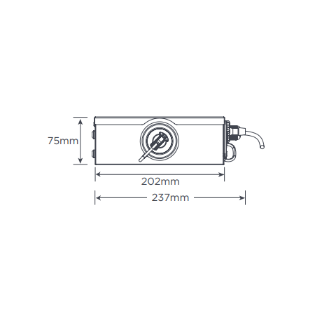 Low Profile Cold Cabinet – top, end and both side inlets
