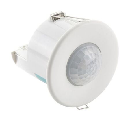 CP Electronics 1-10V Analogue Dimming Mid Range IP40 Ceiling Flush Mounted PIR Presence/Absence Detector up to 10 (10 x 2mA 1-10V)