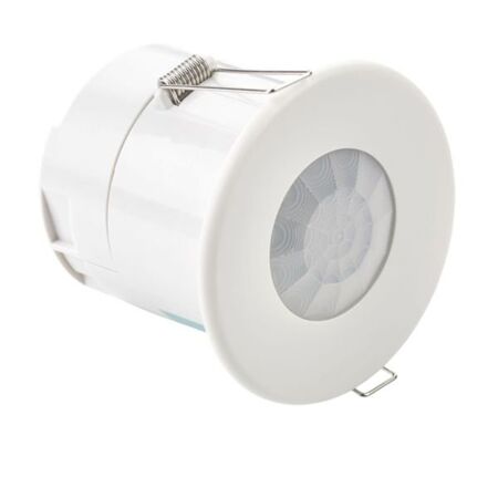 CP Electronics 1-10V Analogue Dimming Compact IP40 Ceiling Flush Mounted PIR Presence/Absence Detector up to 10 Drivers/Ballasts
