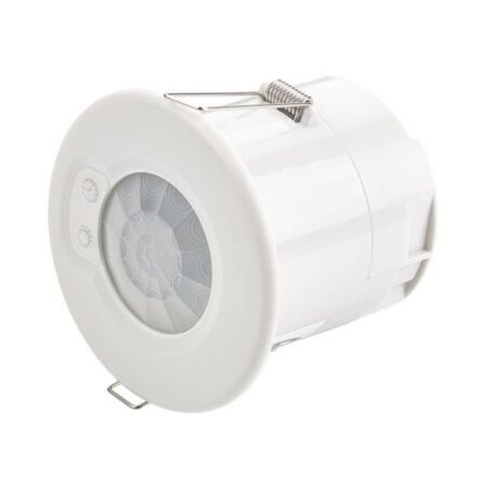 CP Electronics Basic Switching Low Profile Push Button IP40 Ceiling Mounted PIR Presence Detector