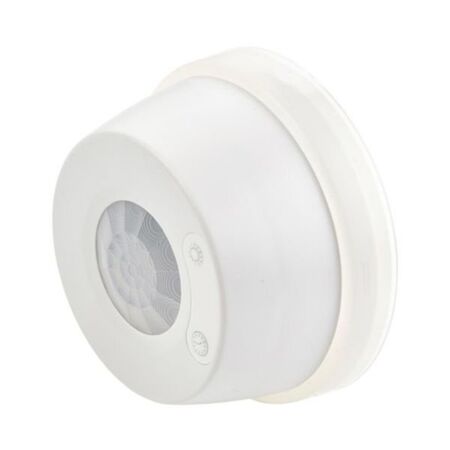 CP Electronics Basic Switching Push Button IP54 Ceiling Surface Mounted PIR Presence Detector