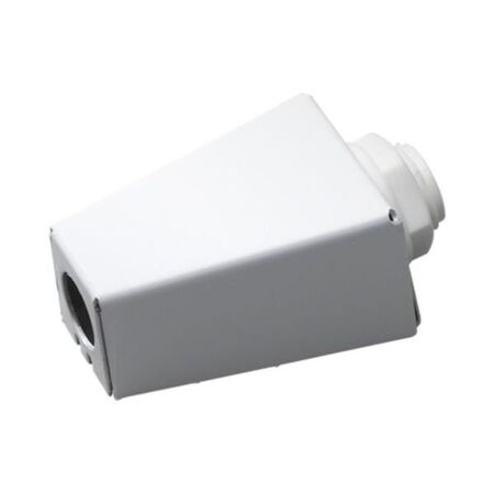 CP Electronics Miniature Microwave Extender Bracket 20mm Hole and Bush White