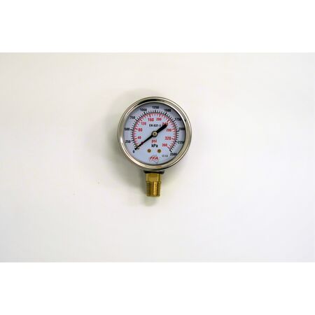 Hydrant Pressure Gauge | Dry Type 55mm | Up to 1000kPa | 1/4 inch PT Thread | by Fire Factory Australia