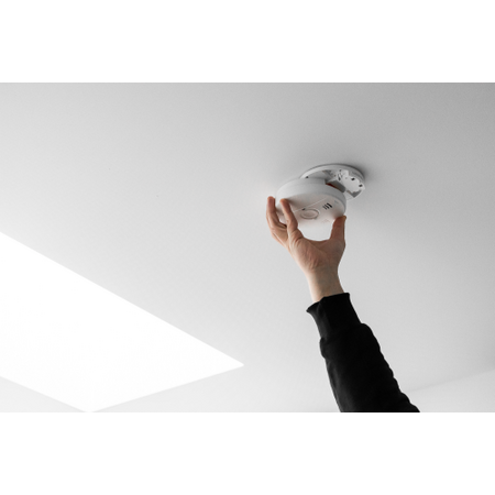 PSA Smoke Alarm Photoelectric 240V | Rechargeable Lithium Battery | Hush & Test Functions | by Fire Factory Australia