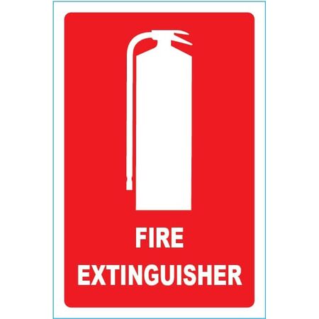 ABE Extinguisher Identification Sign | Durable Metal Construction | Weather-Resistant | by Fire Factory Australia