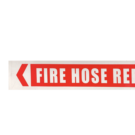 Fire Hose Reel Sign with Sticker | Durable Adhesive Material | 370mm x 75mm Size | by Fire Factory Australia