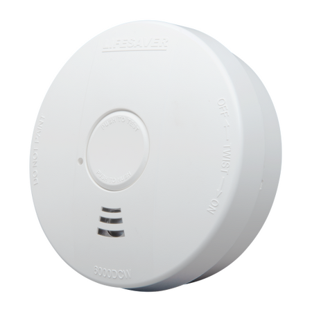 Wireless Interconnect PE Smoke Alarm | 10-Year Sealed Lithium Battery | Photoelectric Detection | 85 dB Alarm | by Fire Factory Australia
