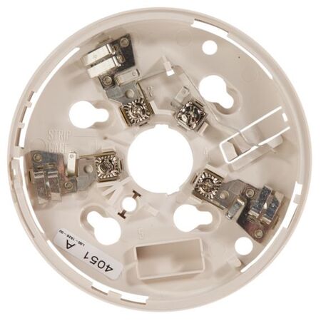Conventional Detector Base | High-Quality Heat-Resistant Plastic | Easy Installation | Durable Construction | by Fire Factory Australia
