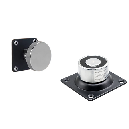Basic Wall Mount Door Holder | 60kg Holding Force | Compact Design | by Fire Factory Australia