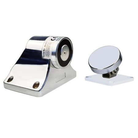 Floor Mount Door Holder | 60kg Holding Force | Durable Metal Construction | Compact Design | by Fire Factory Australia