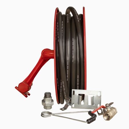 Swing Arm Fire Hose Reel | 19mm Diameter | 36m Length | Durable Construction | by Fire Factory Australia