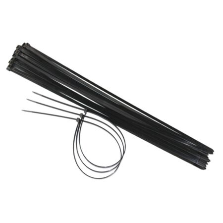 Nylon Cable Tie 8.0 x 550mm | Durable Nylon Construction | Strong Tensile Strength | Abrasion & Chemical Resistant | @Bag of 100 | by Fire Factory Australia